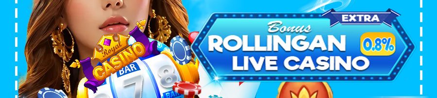 BONUS ROLLINGAN LIVE CASINO 0.8%